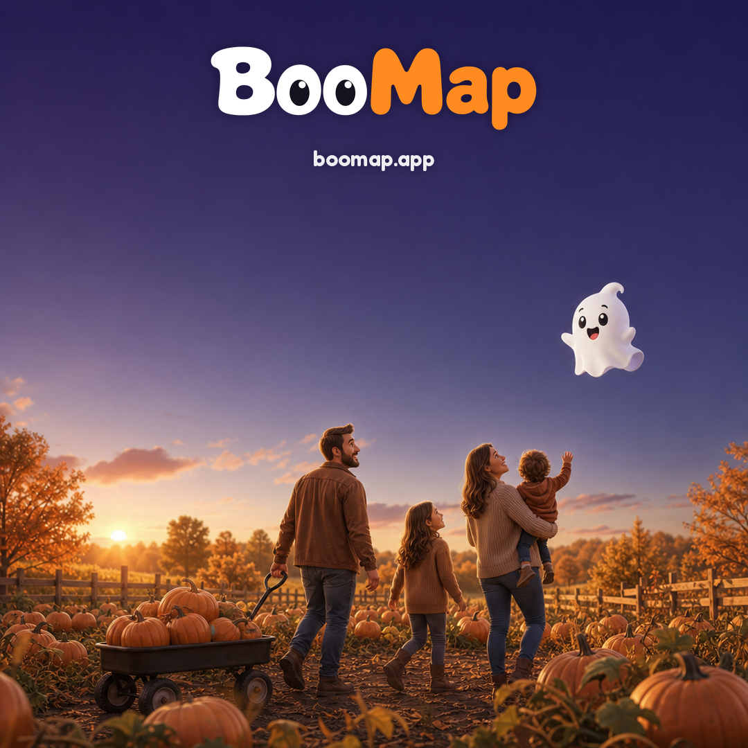BooMap social post: facebook 1 pumpkin patch