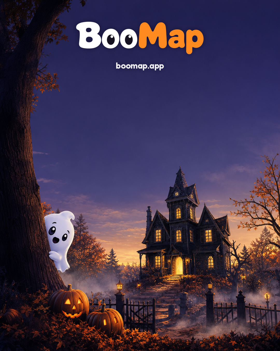 BooMap social post: instagram 5 haunted house