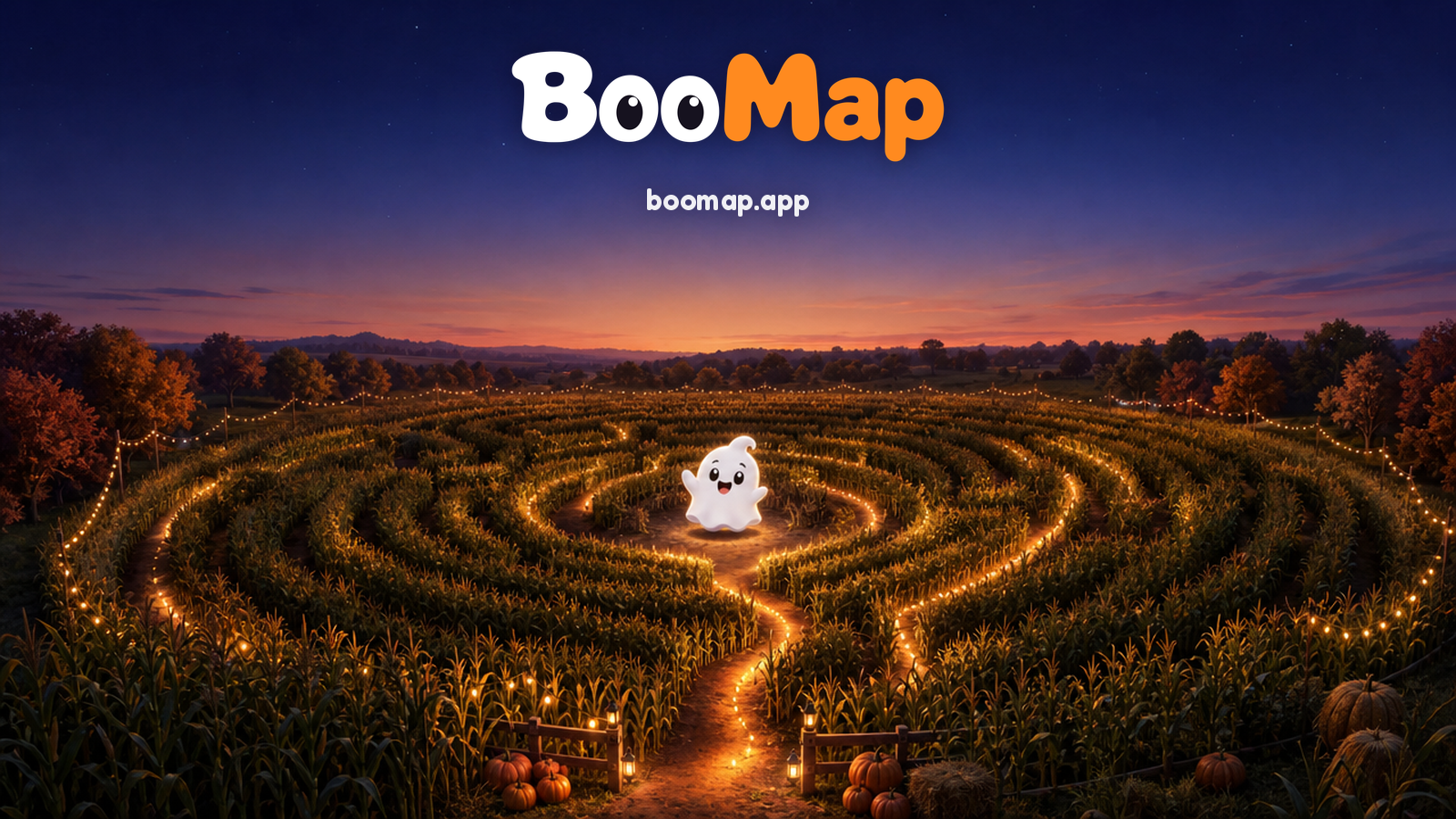 BooMap social post: x 2 corn maze